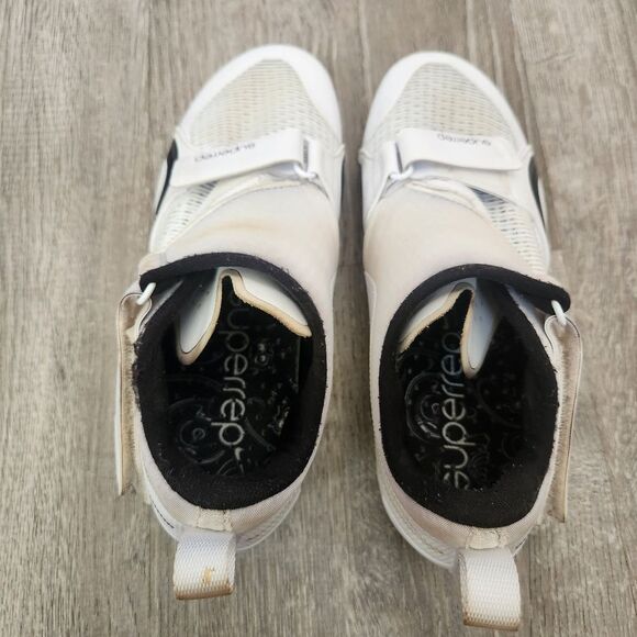 Nike SuperRep Cycle White Black Cycling Shoes Cleats Women’s Size 7.5 CJ0775-100 - Picture 6 of 10